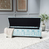 Fabric Rectangle Storage Ottoman Bench - NH307003