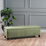 Fabric Rectangle Storage Ottoman Bench - NH307003