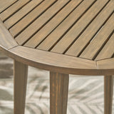 Outdoor 3 Piece Acacia Wood Bistro Set - NH572503
