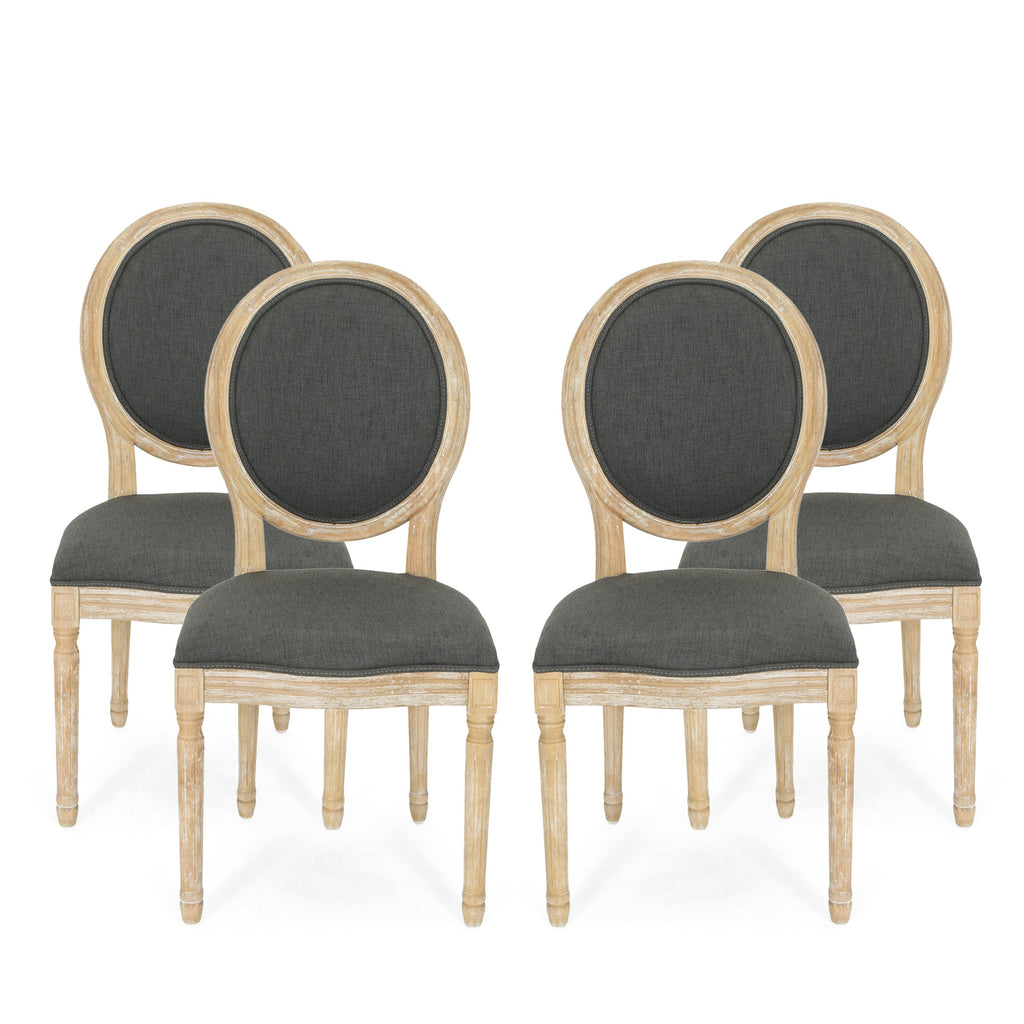 French Country Dining Chairs (Set of 4) NH008213 Noble House Furniture