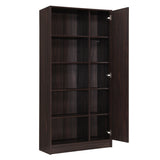 Mid Century Modern 5-Shelf Bookcase - NH982303