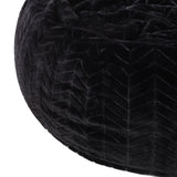 Modern 3 Foot Faux Fur Bean Bag (Cover Only) - NH373313