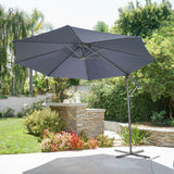 Outdoor Water Resistant Steel Frame Banana Sun Canopy - NH724103