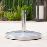50lbs Stainless Steel Round Umbrella Base - NH414003