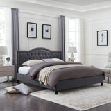 Fully-Upholstered Traditional Bed Frame - NH267503