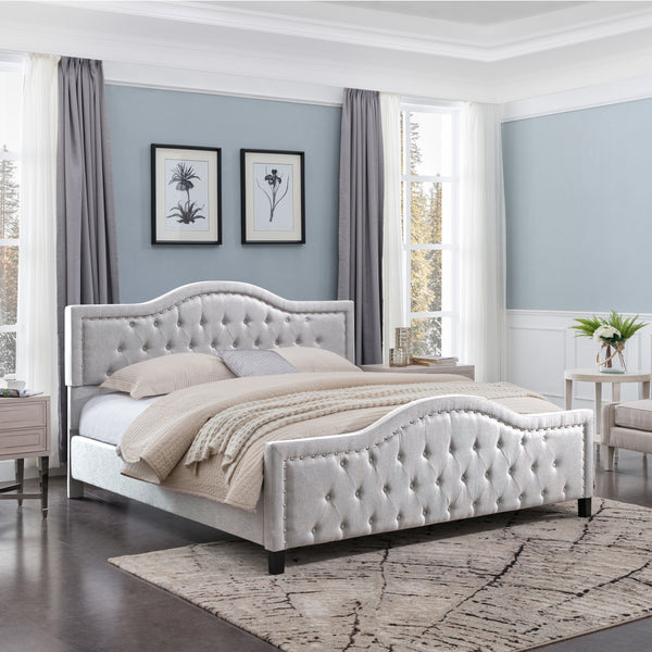 Fully-Upholstered Traditional Bed Frame - NH977503