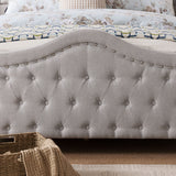 Fabric Fully Upholstered Queen Bed Set - NH211003