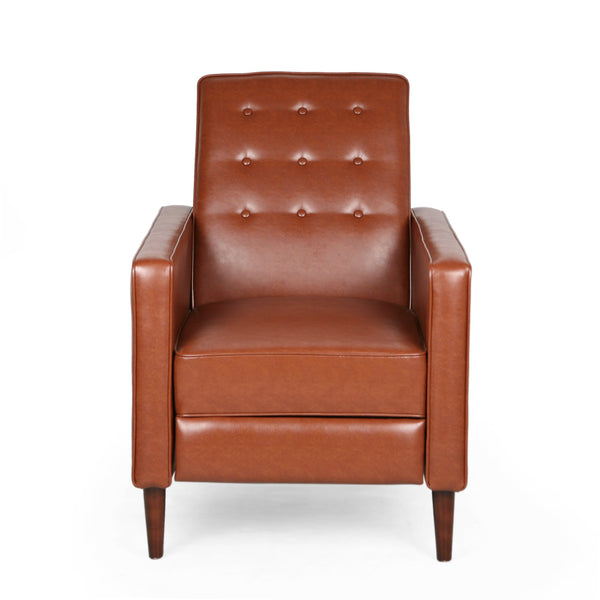 Mid-Century Modern Button Tufted Recliner - NH130313