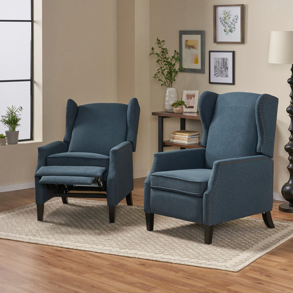 Contemporary Fabric Recliner (Set of 2) - NH672213