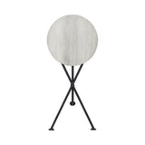 Outdoor Portable Foldable Light Grey Finished Acacia Wood Side Table - NH426303