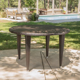 Outdoor Round Wicker Dining Table - NH731103