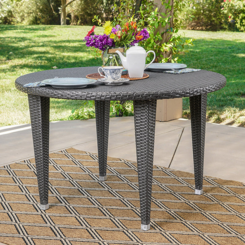 Outdoor Round Wicker Dining Table - NH731103