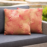 Outdoor Square Tropical Water Resistant Pillow - NH137003