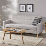 Mid Century Modern Fabric 3 Seater Sofa - NH425203