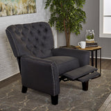 Tufted Back Fabric Recliner Armchair - NH526203