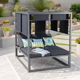 Outdoor Aluminum Daybed with Canopy - NH131503