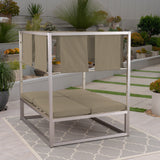 Outdoor Aluminum Daybed with Canopy - NH131503