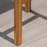 Outdoor 30 Inch Acacia Wood Barstools - NH241403