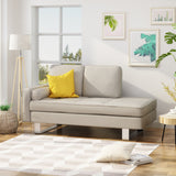 Modern Fabric Chaise Loveseat - NH068403