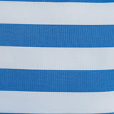 Outdoor Stripe Water Resistant Square Throw Pillow - NH949203