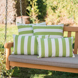 Outdoor Water Resistant Square and Rectangular Throw Pillows - Set of 4 - NH989203