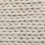 Modern Knit Stitch Fabric Rectangle Throw Blanket - NH192303