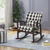 Mid Century Modern Upholstered Rocking Chair - NH599503