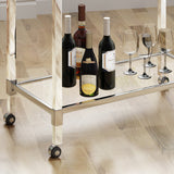 Modern Glass Bar Trolley - NH206403