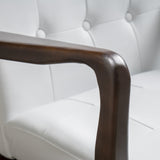 Mid Century Modern Leather Club Chair - NH914203