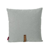 Mid Century 20" Square Fabric Pillow with Faux Leather Strap (Set of 2) - NH983503