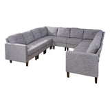 Mid Century Modern U-Shaped Sectional Sofa Set - NH195503