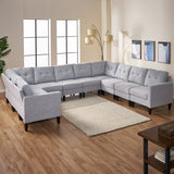 Mid Century Modern U-Shaped Sectional Sofa Set - NH195503