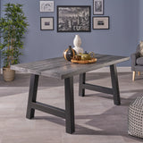 Indoor Light Weight Concrete Dining Table - NH628303