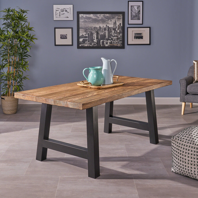 Indoor Light Weight Concrete Dining Table - NH628303