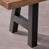 Indoor Light Weight Concrete Dining Bench - NH038303