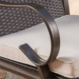 Outdoor Wicker Rocking Chair with Cushion - NH443403
