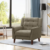 Mid Century Modern Fabric Arm Chair - NH935503