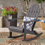 Outdoor Adirondack Acacia Wood Rocking Chair - NH873503