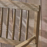 Outdoor Acacia Wood Bench with Shelf - NH533503