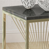 Modern Faux Marble Accent Table - NH700503