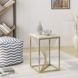 Modern Faux Marble Accent Table - NH700503