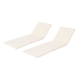 Outdoor Water Resistant Chaise Lounge Cushion (Set of 2) - NH899303