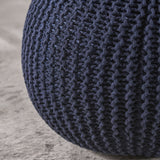 Knitted Cotton Pouf - NH534403