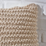 Knitted Cotton Pillow - NH168503