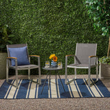 Outdoor 2 Seater Aluminum and Mesh Chat Set - NH655903