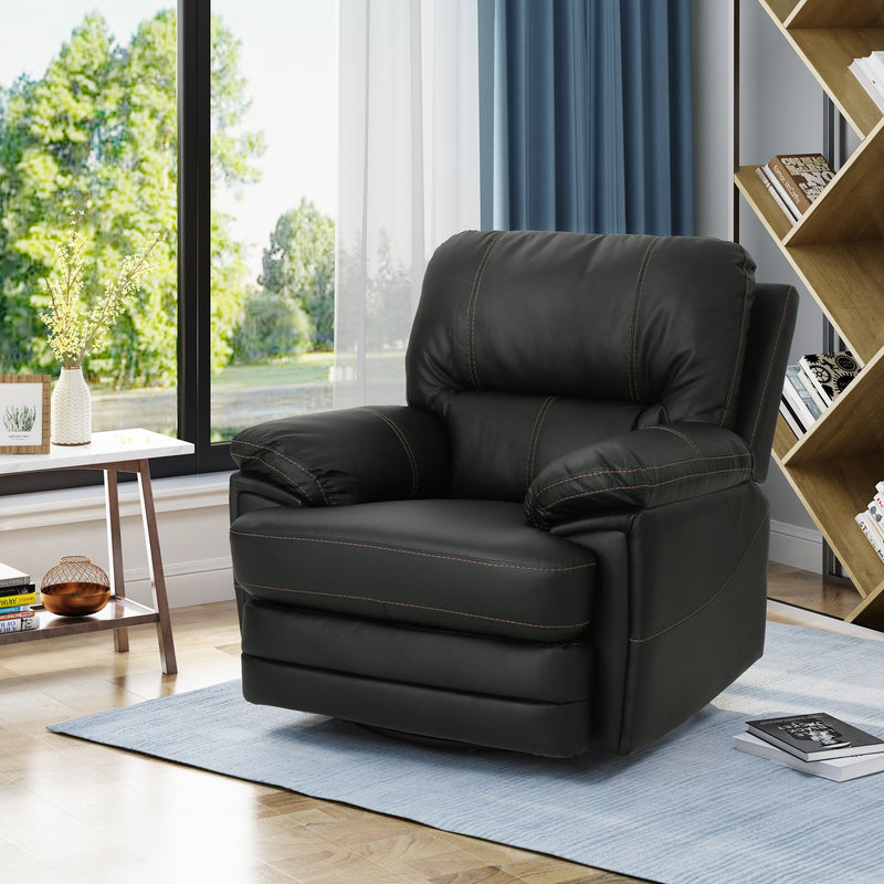 Bubba Leather Swivel Power Recliner - NH066403