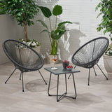 Outdoor Woven 3 Piece Chat Set - NH094903