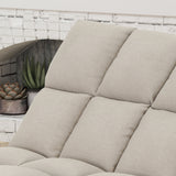 Modern Tufted Fabric Double Chaise Lounge - NH417403