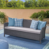 Outdoor Wicker 3 Seater Sofa - NH231503