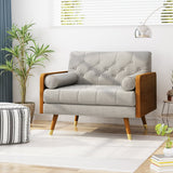 Mid Century Modern Fabric Club Chair - NH847503
